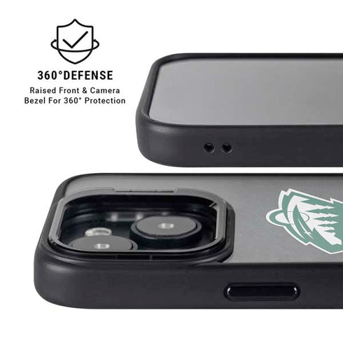 NHL Minnesota Wild Black Background iPhone 15 Kickstand Case